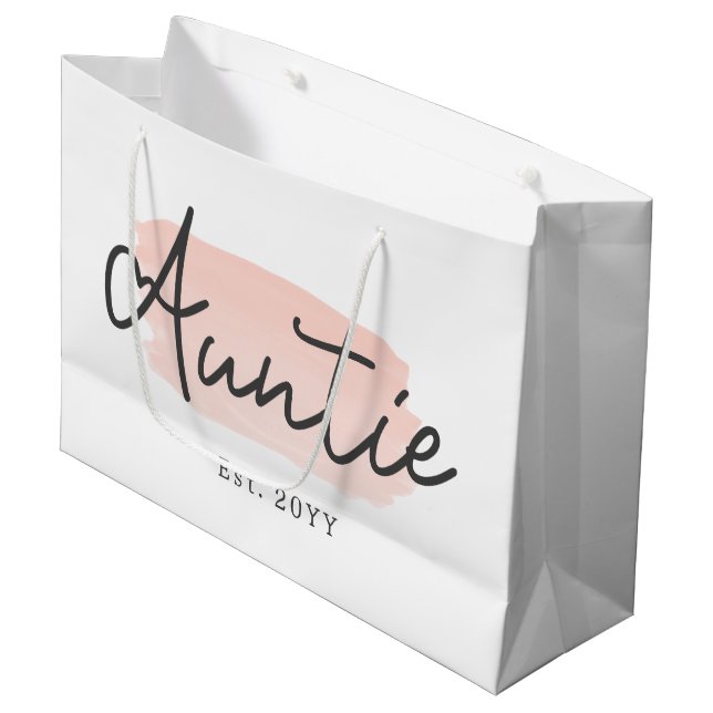 Minimalistiskt Auntie Baby Rosa-penseldrag New Mos (Framsidan Vinklad)