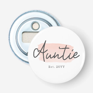 Minimalistiskt Auntie Baby Rosa-penseldrag New Mos Flasköppnare