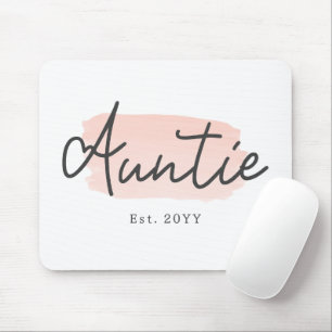 Minimalistiskt Auntie Baby Rosa-penseldrag New Mos Musmatta