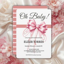 Minimalistiskt babyskor för Rosa Bow