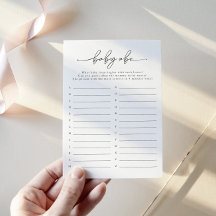 Minimalistiskt babyvisningsprogram Baby ABC-spelko