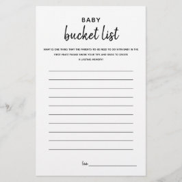 Minimalistiskt babyvisningsspel för Baby-paket