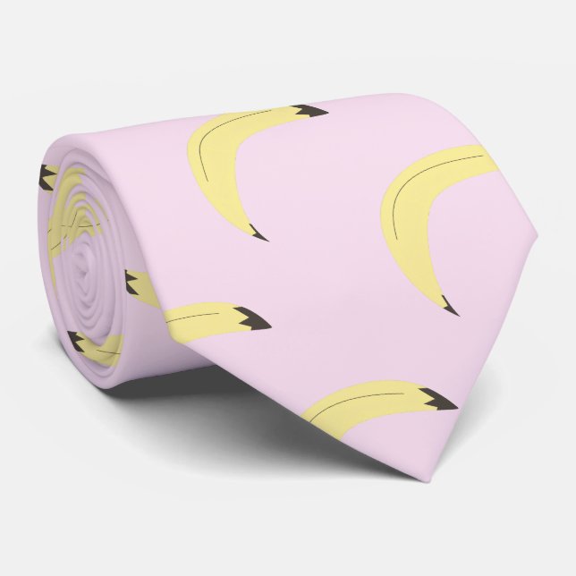 Minimalistiskt banan-repeterande mönster frukt slips (Rullad)
