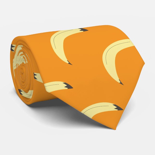 Minimalistiskt banan-repeterande mönster frukt slips (Rullad)