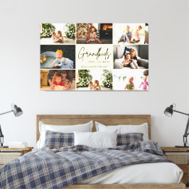 Minimalistiskt Barnbarn gör Life Grand 8-foto Canvastryck
