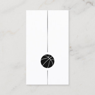 Minimalistiskt Basketball-Affärskort Visitkort