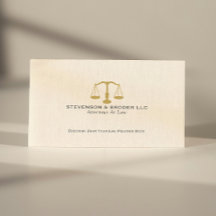 Minimalistiskt Beige Linen & Guld Justice