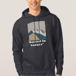 Minimalistiskt bergslandskap | Naturinspirerad T- Hoodie