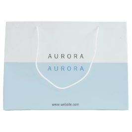 Minimalistiskt Blått Tvåtons Affärskort