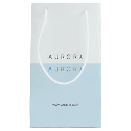 Minimalistiskt Blått Tvåtons Affärsvisitkort