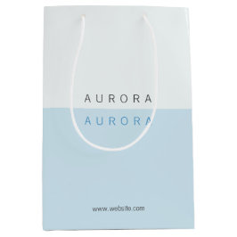 Minimalistiskt Blått Tvåtons Affärsvisitkort