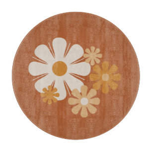 Minimalistiskt Blommönster för Flower Locus Retro