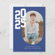 Minimalistiskt Blue 2025 Photo Studenten