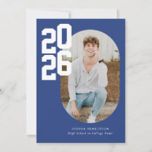 Minimalistiskt Blue 2025 Photo Studenten