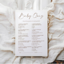 Minimalistiskt Boho Baby Quiz-babyskor