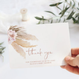 Minimalistiskt boho pampas-gräs tack vare ditt kor kort