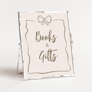 Minimalistiskt Bokar och gåvor för babyskor Poster