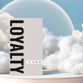 Minimalistiskt bonuskort för Elegant Visitkort