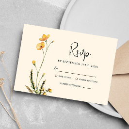 Minimalistiskt botaniskt Modern Rustic Elegant brö OSA Kort