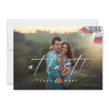 Minimalistiskt botaniskt spara datumet med foto