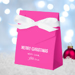Minimalistiskt Bright Rosa Retro God jul Presentaskar<br><div class="desc">Minimalistisk favoritruta för återställ God jul för Bright Rosa Retro. Lägg till något "nyktert och ljust" i din helgdag-gåva ge med det här ljusa trendiget och den här snyggten.</div>