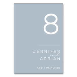 Minimalistiskt Bröllop-Bordsnummer - Anpassade Bordsnummer