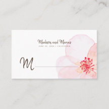 Minimalistiskt + Bröllop-monteringskort för vatten