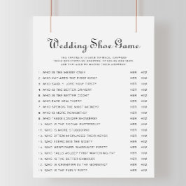 Minimalistiskt Bröllop Shoe-spel