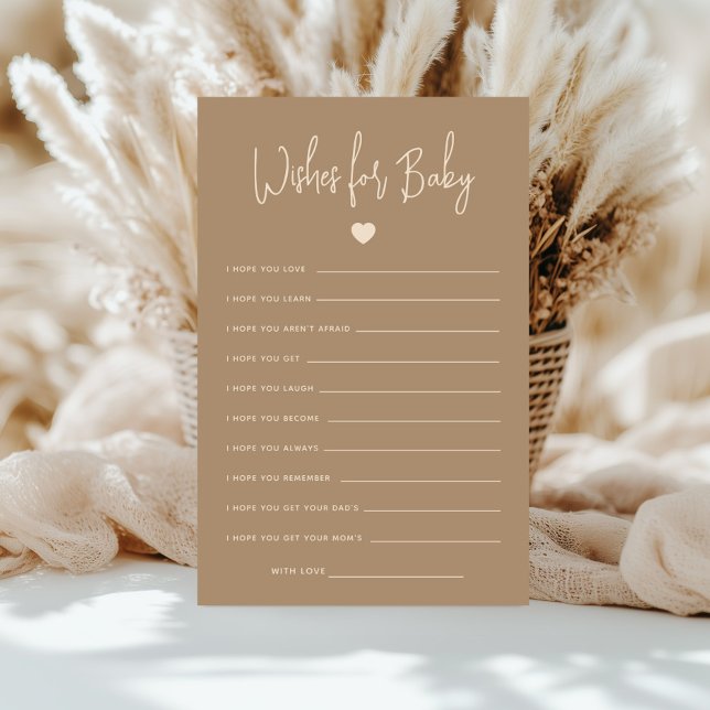 Minimalistiskt Brun Gender-Önskemål för Baby (Skapare uppladdad)