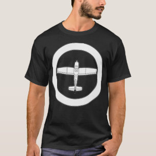 Minimalistiskt C172 AvGeek Aviation Enthusiast FUN T Shirt