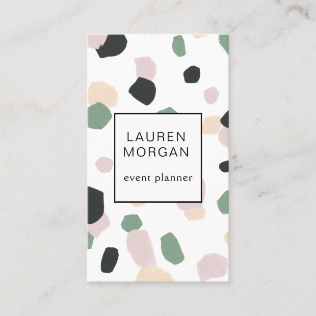 Minimalistiskt Dream-Affärskort Visitkort (Framsida)