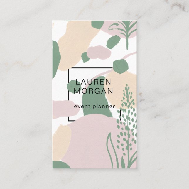 Minimalistiskt Dream-Affärskort Visitkort (Framsida)