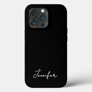 Minimalistiskt eget namn Namnteckning skript