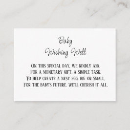 Minimalistiskt ekonomiskt bidrag till Baby som vil Tilläggskort