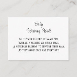 Minimalistiskt ekonomiskt bidrag till Baby som vil Tilläggskort