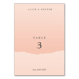 Minimalistiskt Elegant Bröllop Bordsnummer