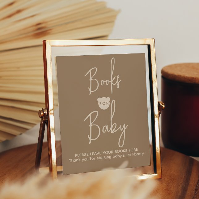 Minimalistiskt enkelt babyskor bok för baby poster (Skapare uppladdad)