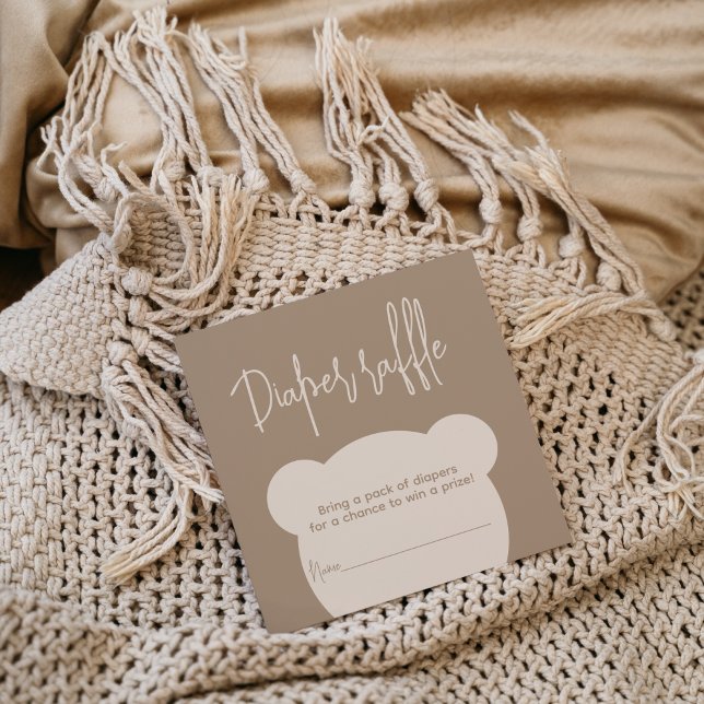 Minimalistiskt enkelt björnbabykläder Stigerblöjor Tilläggskort (Skapare uppladdad)