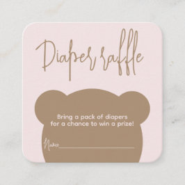 Minimalistiskt enkelt björnbabykläder Stigerblöjor Tilläggskort