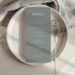 Minimalistiskt enkelt Bröllop-menykort Meny<br><div class="desc">Det här anpassadet som matchar bröllop-menykortet är designat för att samordna med vår minimalistsamling All In One Collection och har en ren och enkel layout med klassiskt teckensnitt. Om du vill göra en mer avancerad anpassning av den här designen, t.ex. ändra layout, teckensnitt eller storlek text, klickar du på knappen...</div>