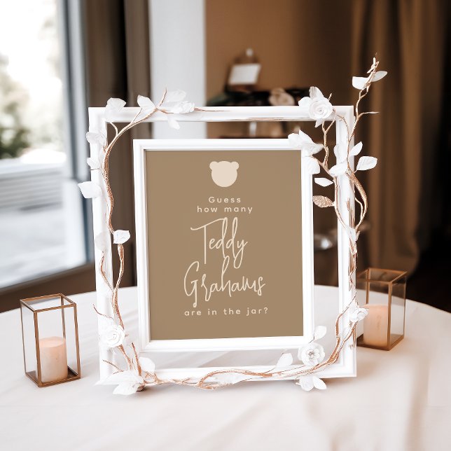 Minimalistiskt, enkelt modernt babybabyskor poster (Skapare uppladdad)