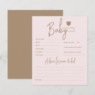 Minimalistiskt, enkelt modernt björnbabyskor
