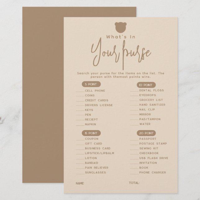 Minimalistiskt, enkelt modernt björnbabyskor (Fram/baksida)