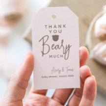 Minimalistiskt, enkelt modernt björnskötare Tack