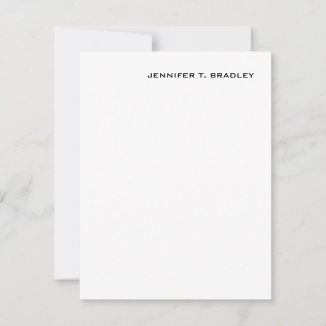 Minimalistiskt enkelt modernt OSA kort (Framsida)