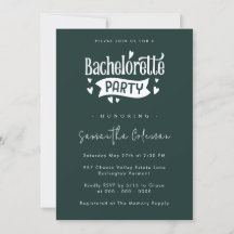 Minimalistiskt enkelt skript Modern Bachelorette P