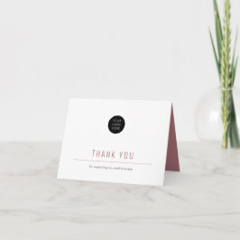 Minimalistiskt-enkelt - tack för ditt kort-mappade