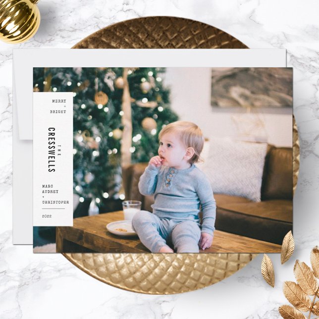 Minimalistiskt estetiskt foto från familjejordbruk julkort (Skapare uppladdad)