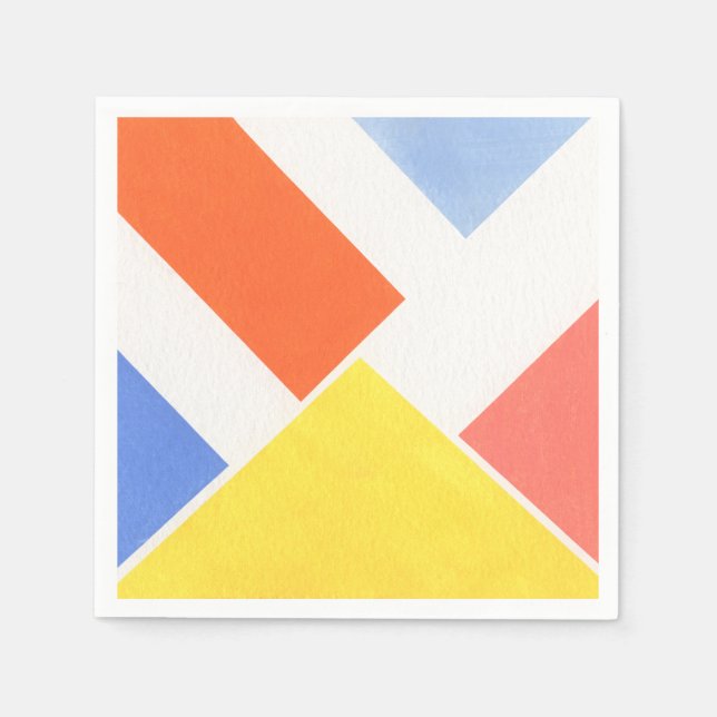 Minimalistiskt Färg Pappersservett (Framsidan)
