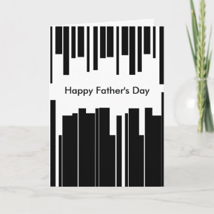 Minimalistiskt Fars dag-kort Tack Kort